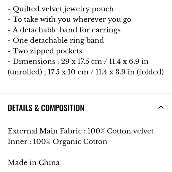 Nwt! Sezane velvet jewelry wrap red - Picture 3 of 10